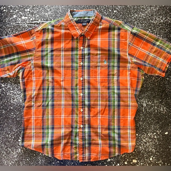 U.S. Polo Assn. Other - U.S. POLO ASSN Plaid Button Down Shirt Size XXL